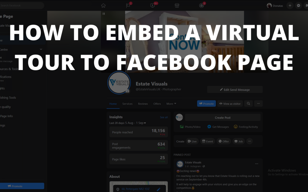 How To Embed A Virtual Tour To Your Facebook Page